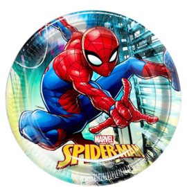 Spiderman borden 8 stuks 23cm