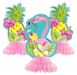 Flamingo versiering tafel set 3 stuks