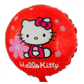 Hello Kitty folie ballon rood 45cm
