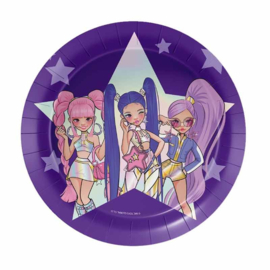 KPop Demon Hunters bordjes 8 stuks 18cm