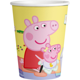 Peppa Pig bekers 8 stuks 250ml