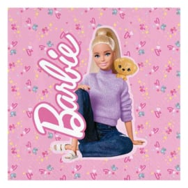 Barbie servetten 20 stuks 33x33cm