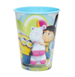 Minions beker plastic herbruikbaar 260ml