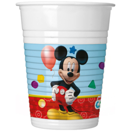Mickey Mouse Donald Duck bekers 6 stuks 200ml