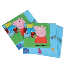 Peppa Pig servetten 20 stuks 25x25cm