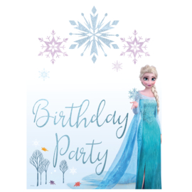Frozen personaliseerbaar bord met stickers en figuurtjes