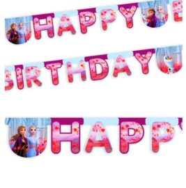 Frozen 2 slinger Happy Birthday 2m