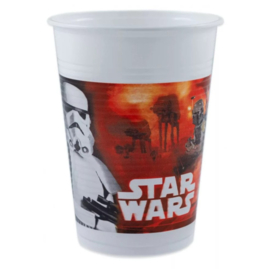 Star Wars bekers plastic 8 stuks