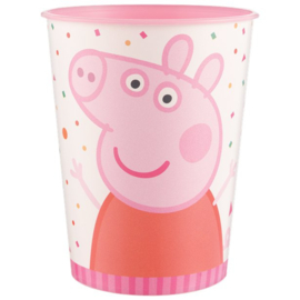 Peppa Pig beker plastic herbruikbaar 473ml