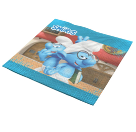 Smurfen servetten 20 stuks 33x33cm