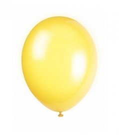 Ballonnen  geel 10 stuks