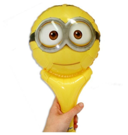 Minions folie ballon handgreep 37cm