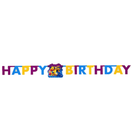 Winnie de Poeh Happy Birthday letterslinger 1,4m