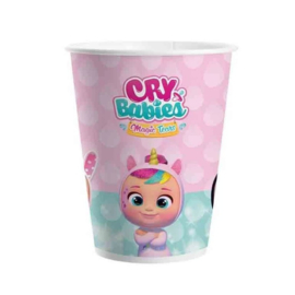 Cry Babies bekers 8 stuks 200ml