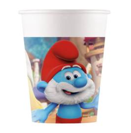 Smurfen bekers 8 stuks 200ml