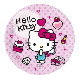 Hello Kitty borden 8 stuks 23cm