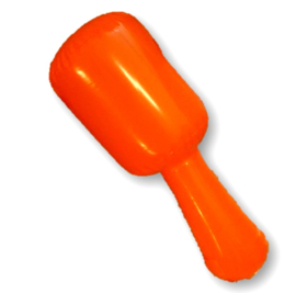 Oranje samba shaker opblaasbaar