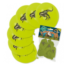 T Rex dino ballonnen 8 stuks