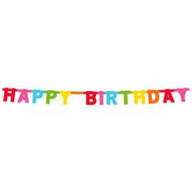 Happy Birthday letterslinger 150cm