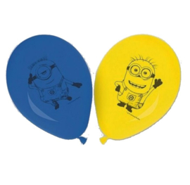 Minions ballonnen 8 stuks 28cm