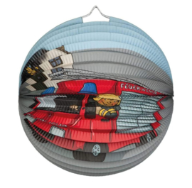 Brandweer lampion versiering 25cm