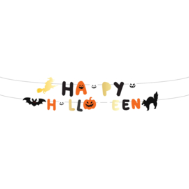 Happy Halloween letterslinger 2x1,5m