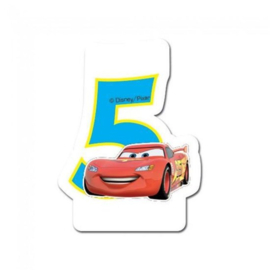 Cars taartkaars 5 jaar