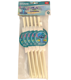 Stitch rietjes 10 stuks