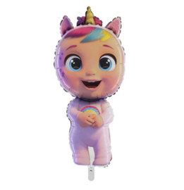 Cry Babies folie ballon op stok 25cm