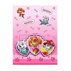 Paw Patrol tafelkleed roze 1,2x1,8m