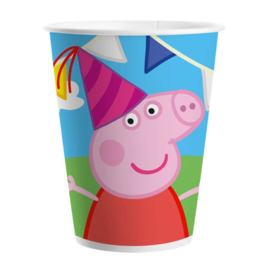 Peppa Pig George bekers 8 stuks 200ml