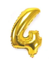 Folie ballon verjaardag 4 jaar