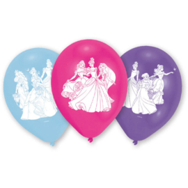 Prinsessen ballonnen 6 stuks 22,8cm
