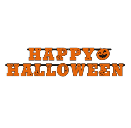 Happy Halloween letterslinger 210cm