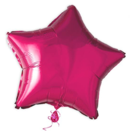 Folieballon donkerroze 45cm