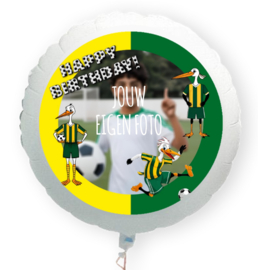Voetbal Den Haag eigen foto folie ballon XL 58cm