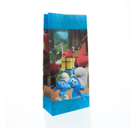 Smurfen feestzakjes papier 10 stuks