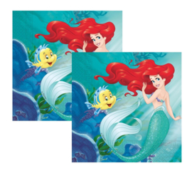 De kleine zeemeermin Ariel servetten 20st 33cm