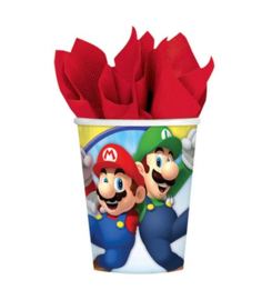 Super Mario bekers 8 stuks