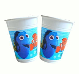 Finding Dory bekers 6 stuks 200ml