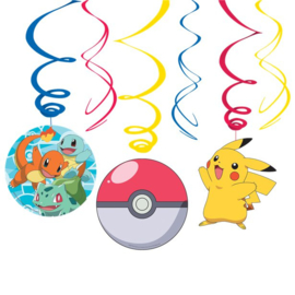 Pokemon hangdecoratie 3 stuks