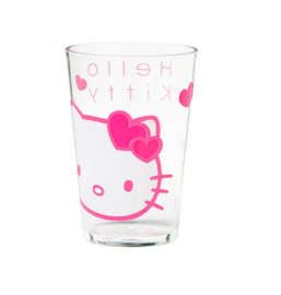 Hello Kitty glas hebruikbaar 240ml