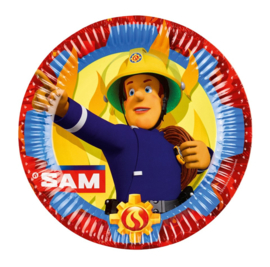 Brandweerman Sam borden 8 stuks 23cm