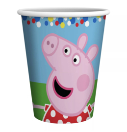 Peppa Pig bekers 8 stuks 250ml