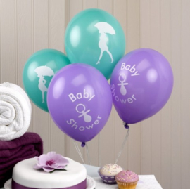 Babyshower ballonnen 8 stuks 35cm