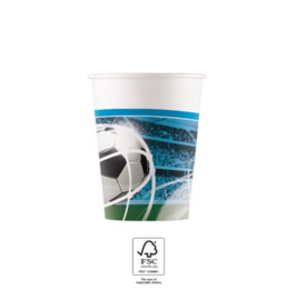 Voetbal bekers 8st 200ml