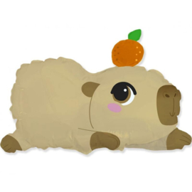 Capibara folie ballon 64x47cm