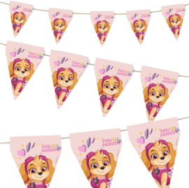 Paw Patrol Skye roze vlaggenlijn3m