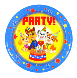 Paw Patrol borden 8 stuks 20cm