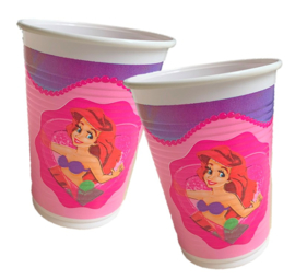 Ariel Jasmine prinsessen bekers 10 stuks 200ml